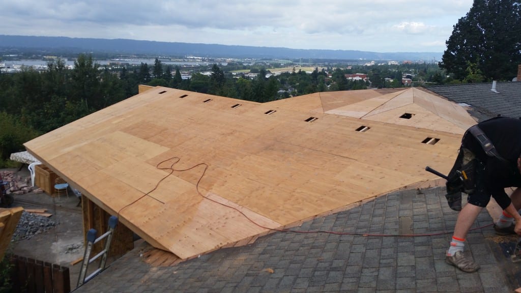 rob working on the roof