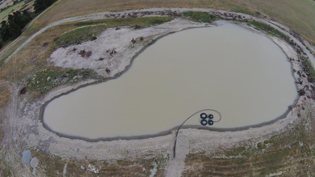 Pond loops aerial photo