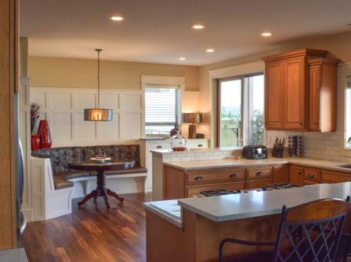 Radius Banquette and Kitchen Expansion