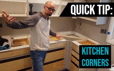 what to do with Kitchen Cabinet corners