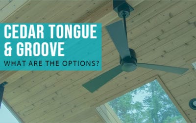 Cedar Tongue & Groove Ceiling Options
